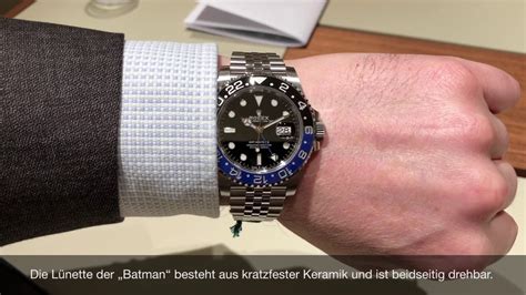 rolex batman mit jubilé-band deutsches video|Hands.